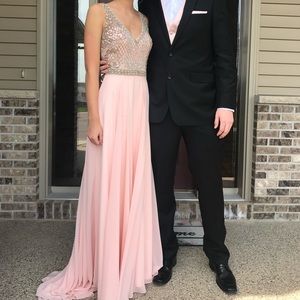 Light pink prom dress!